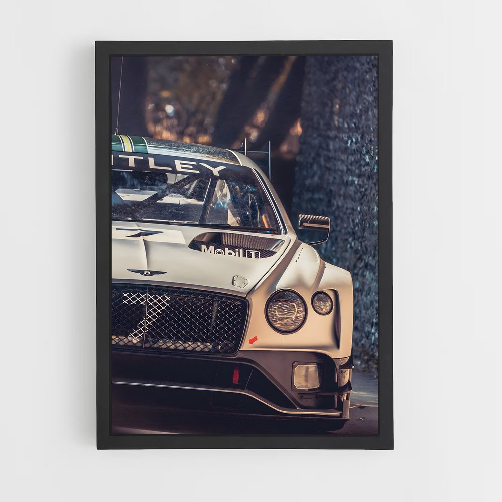Poster Évasion Blanc – affiche Bentley (vue 2)